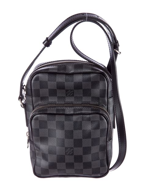 lv bag mens black|Lv body bag for men.